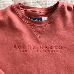 Roche Harbor Washington embroidered sweatshirt